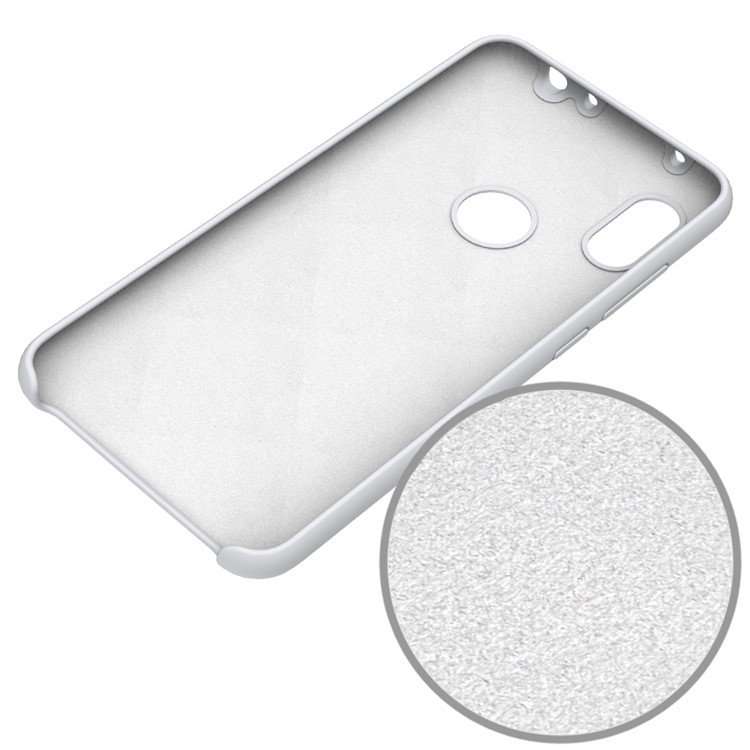 Cubierta Móvil de Silicona Líquida Para Xiaomi Redmi Note 6 Pro - Blanco-5