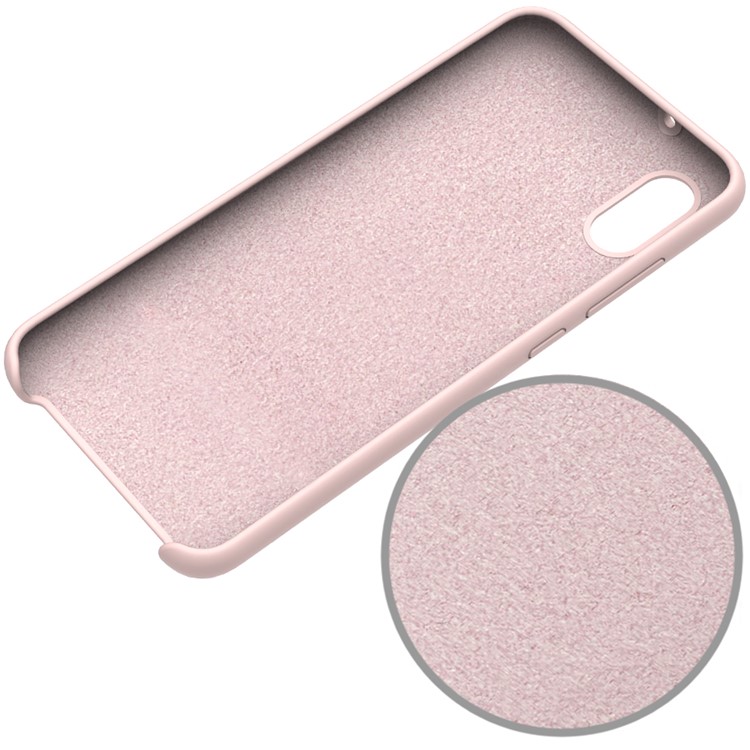 For Xiaomi Mi 8 Pro Mobile Casing Liquid Silicone Mobile Case - Pink-4