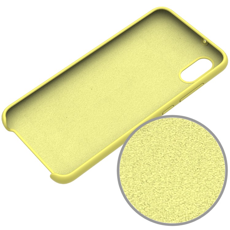 Custodia Protettiva In Silicone Liquido Per Custodia Protettiva Xiaomi Mi 8 Pro - Giallo-4