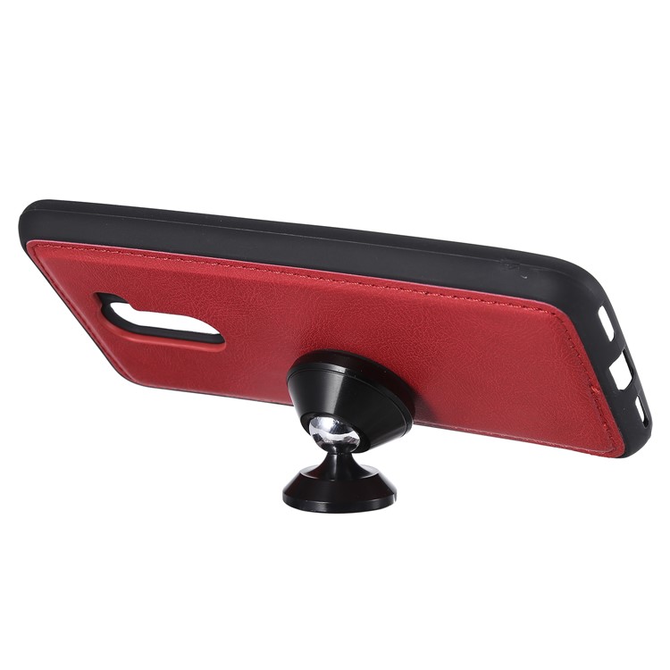 Magnetic Detachable 2-in-1 Stand Leather Casing for Xiaomi Pocophone F1 / Poco F1 (India) - Red-5
