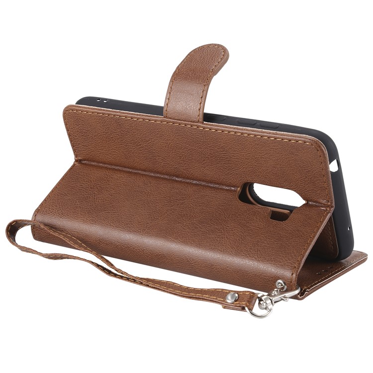 Magnetic Detachable 2-in-1 Stand Leather Phone Casing for Xiaomi Pocophone F1 / Poco F1 (India) - Brown-6