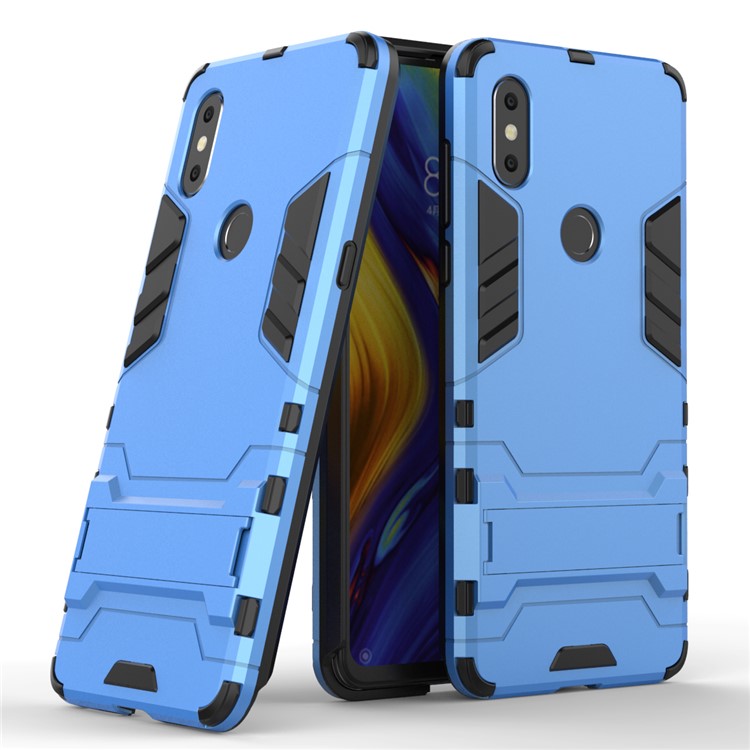 Cool Guard Plastic TPU Hybrid Cellphone Case for Xiaomi Mi Mix 3 - Baby Blue-1