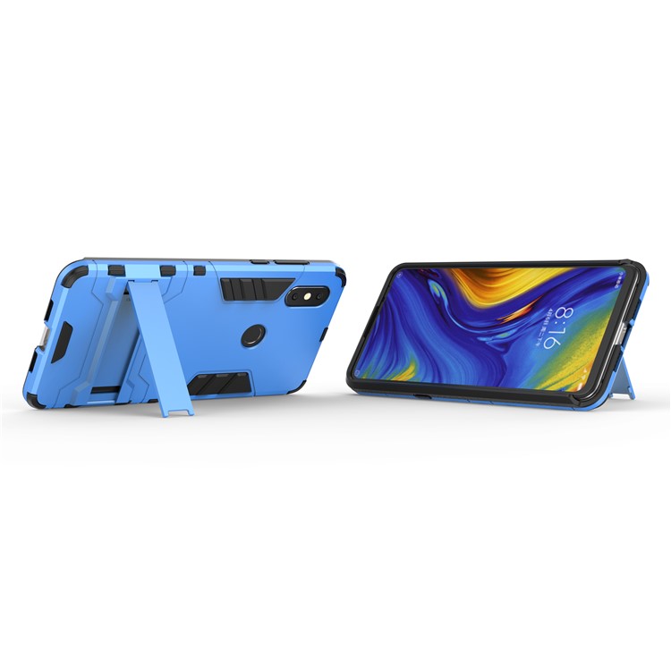 Cool Guard Plastic TPU Hybrid Cellphone Case for Xiaomi Mi Mix 3 - Baby Blue-3