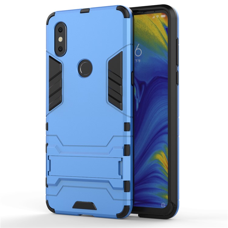 Cool Guard Plastic TPU Hybrid Cellphone Case for Xiaomi Mi Mix 3 - Baby Blue-5