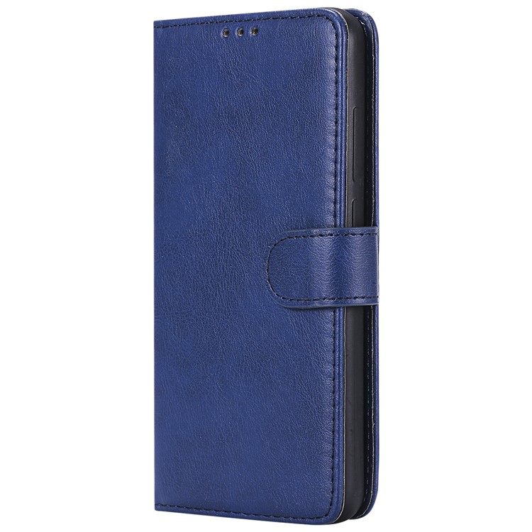 PU Leather Wallet Cover + Detachable TPU Shell for Xiaomi Redmi Note 6 Pro - Blue-2