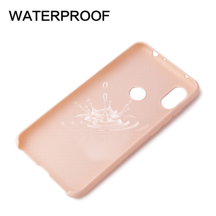 Rubberized Silky TPU Soft Case for Xiaomi Mi Max 3 - Pink-4