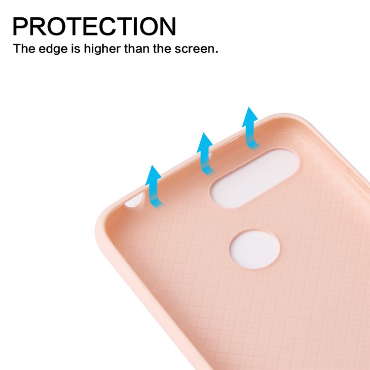 HOWMAK Rubberized Silky Soft TPU Cover for Xiaomi Redmi 6 (Dual Camera: 12MP+5MP) - Pink-3