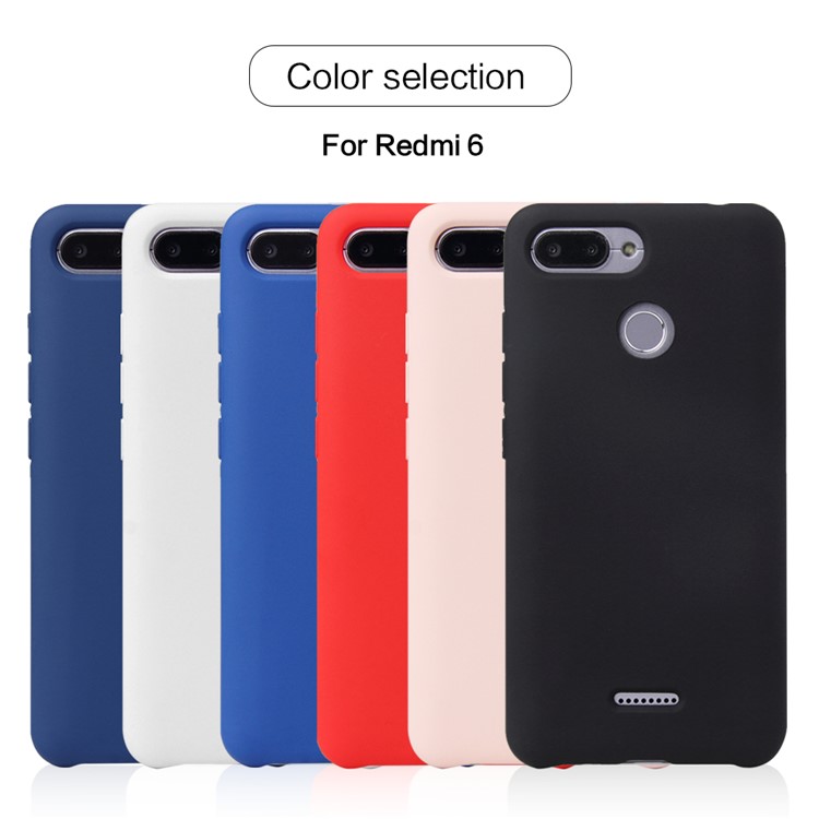 HOWMAK Rubberized Silky Soft TPU Cover for Xiaomi Redmi 6 (Dual Camera: 12MP+5MP) - Pink-8