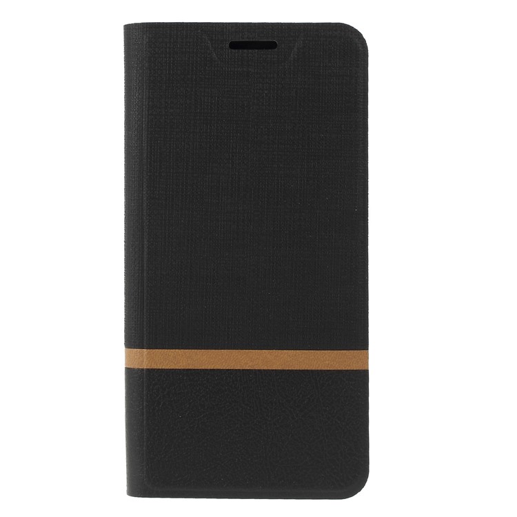 Cross Texture Card Holder Leather Flip Case for Xiaomi Mi Play - Black-3