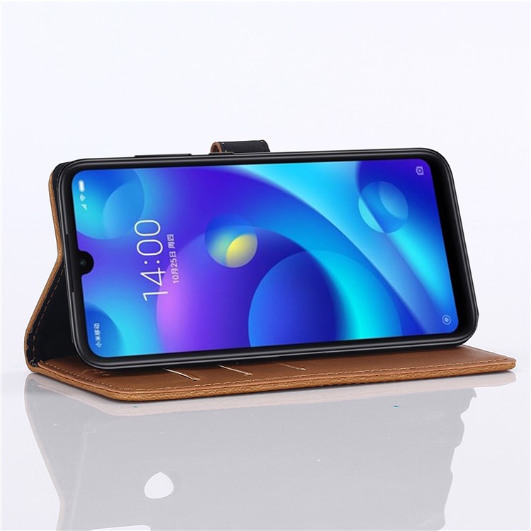 Crazy Horse Texture Retro Leather Flip Case for Xiaomi Mi Play - Brown-8