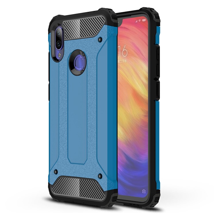 

Armor Guard Plastic + TPU Combo Back Case for Xiaomi Redmi Note 7S /Note 7 / Note 7 Pro (India) - Baby Blue, Xiaomi Redmi Note 7