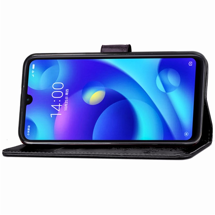 HAT PRINCE Imprinted Clover Wallet Stand Leather Case for Xiaomi Mi Play - Black-5