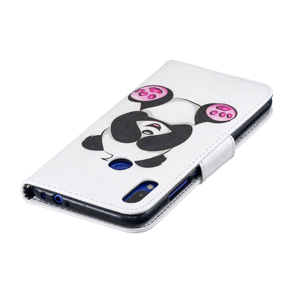 Pattern Printing Leather Wallet Case for Xiaomi Redmi Note 7S /Note 7 / Note 7 Pro (India) - Cute Panda-8