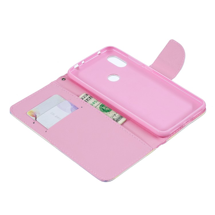 Padrão De Impressão Carteira De Couro Para Xiaomi Redmi Note 6 Pro - Apanhador De Sonhos-4