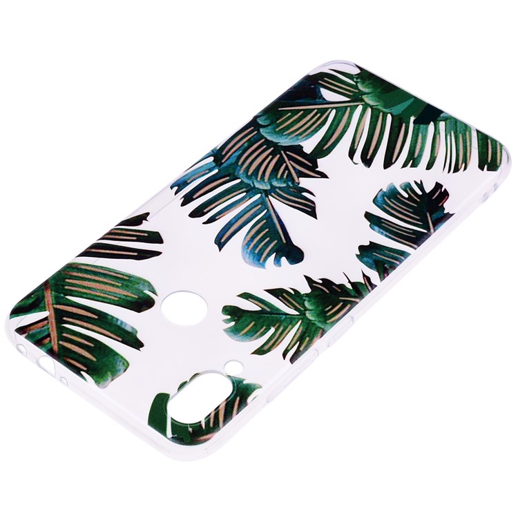 Pattern Printing TPU Shell for Xiaomi Redmi Note 7S /Note 7 / Note 7 Pro (India) - Leaves-4