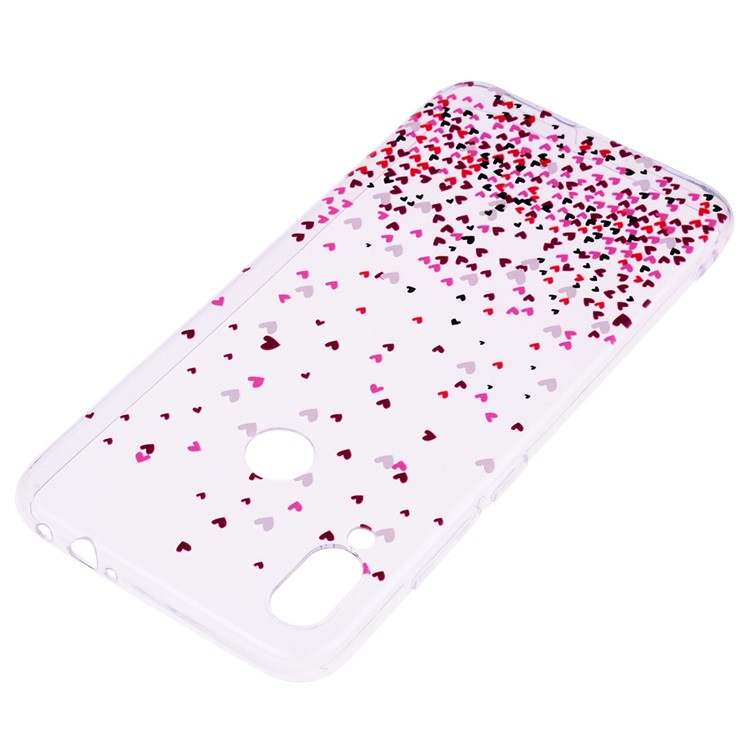 Pattern Printing TPU Shell for Xiaomi Redmi Note 7S /Note 7 / Note 7 Pro (India) - Hearts-4