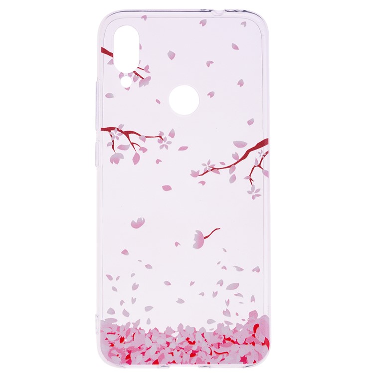 Pattern Printing TPU Shell for Xiaomi Redmi Note 7S /Note 7 / Note 7 Pro (India) - Beautiful Flowers-2