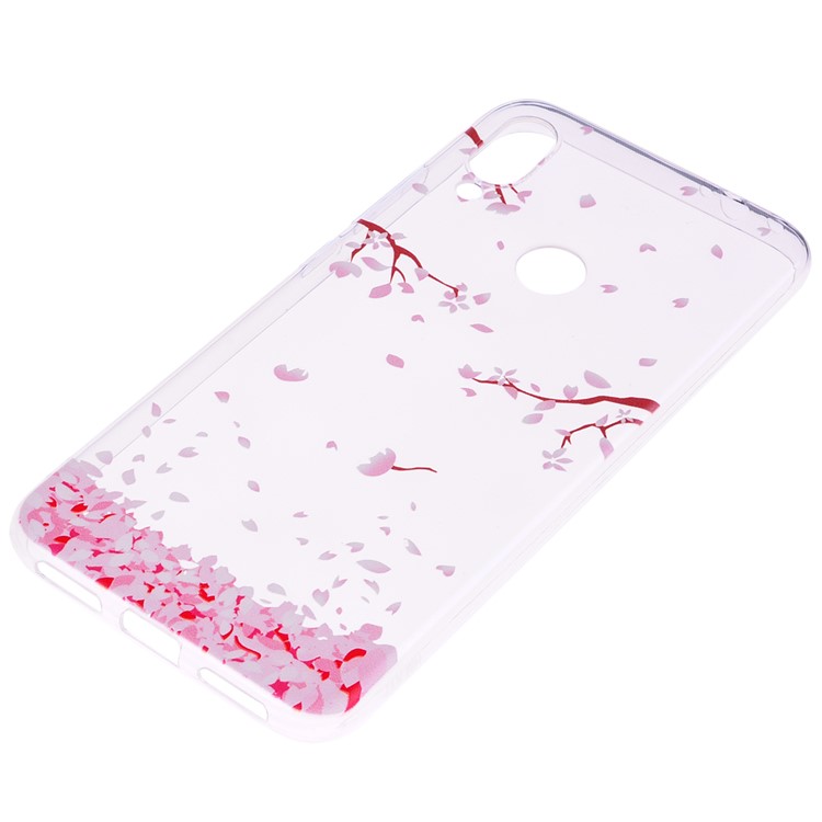 Pattern Printing TPU Shell for Xiaomi Redmi Note 7S /Note 7 / Note 7 Pro (India) - Beautiful Flowers-3