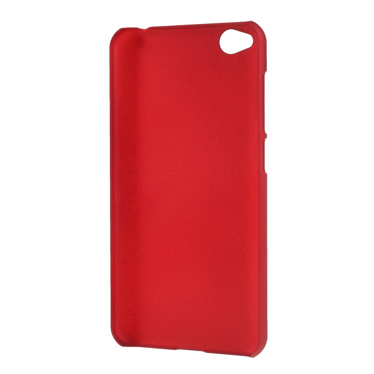 Rubberized Hard PC Case for Xiaomi Redmi Go - Red-3
