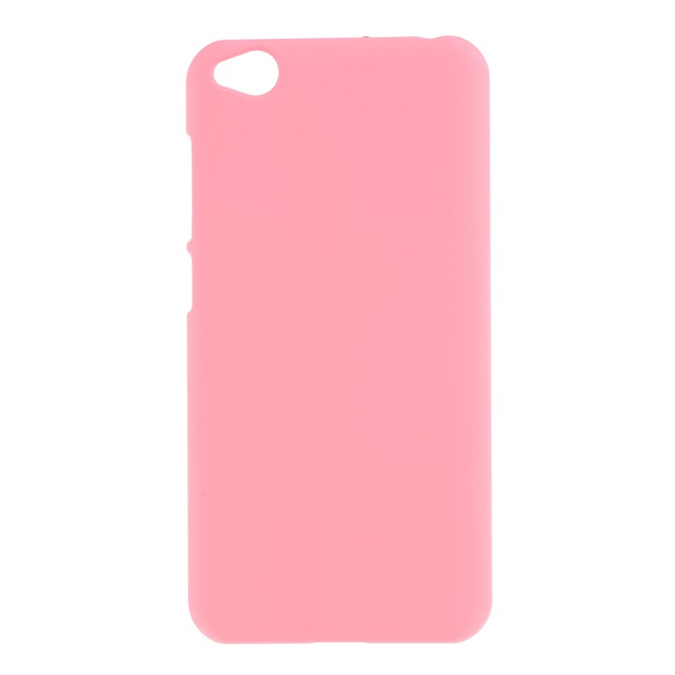 Rubberized Hard PC Case for Xiaomi Redmi Go - Pink-1