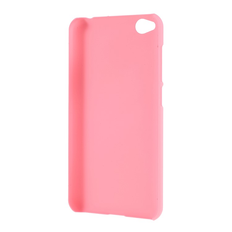 Rubberized Hard PC Case for Xiaomi Redmi Go - Pink-3