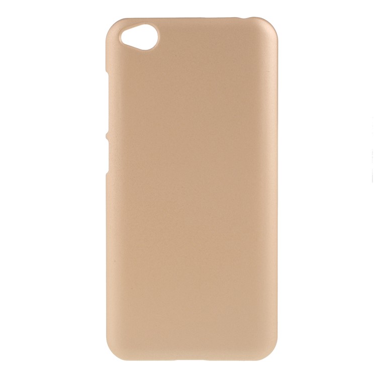 Rubberized Hard PC Case for Xiaomi Redmi Go - Gold-1