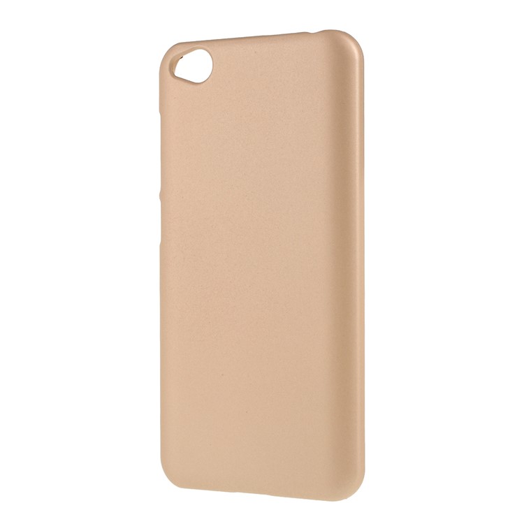 Rubberized Hard PC Case for Xiaomi Redmi Go - Gold-2