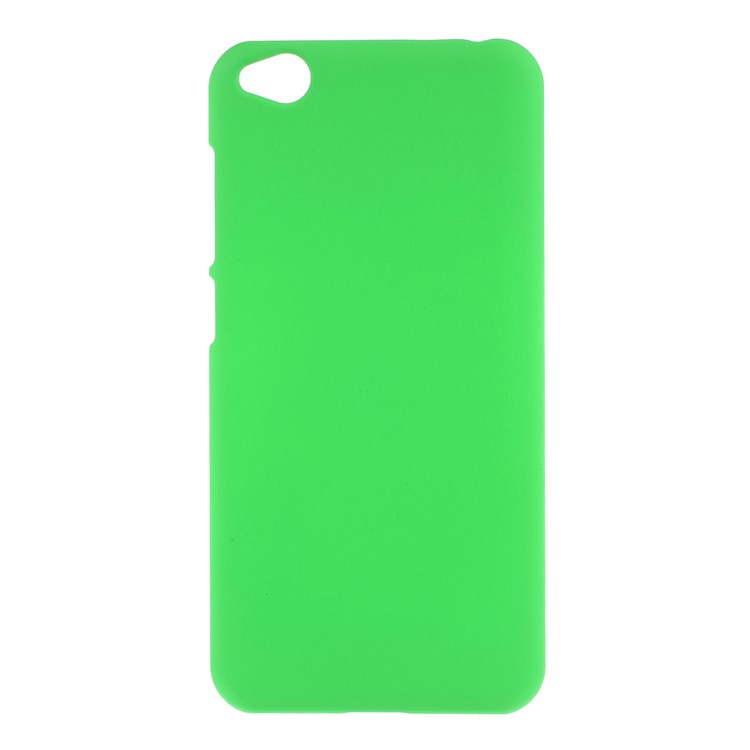 Rubberized Hard PC Case for Xiaomi Redmi Go - Green-1