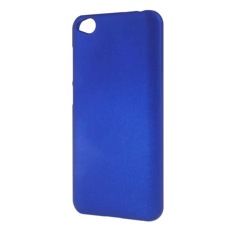 Rubberized Hard PC Case for Xiaomi Redmi Go - Dark Blue-2