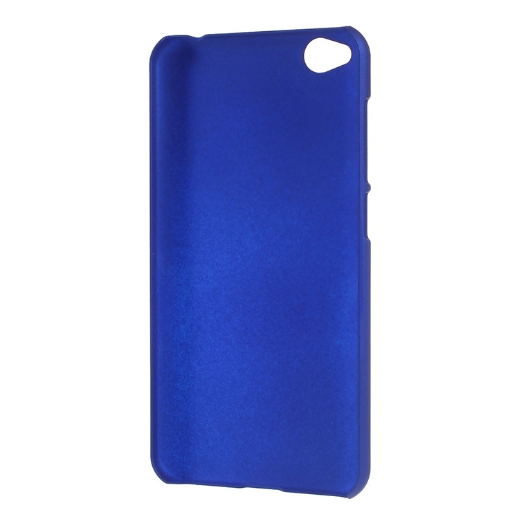 Rubberized Hard PC Case for Xiaomi Redmi Go - Dark Blue-3