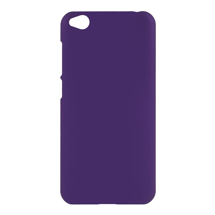 Rubberized Hard PC Case for Xiaomi Redmi Go - Purple-1