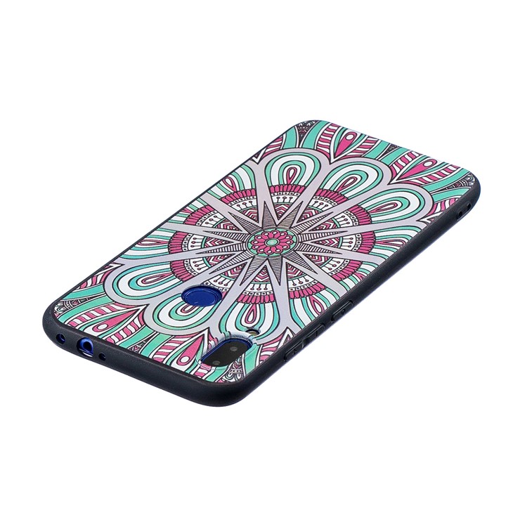 Pattern Printing Embossed TPU Case for Xiaomi Redmi Note 7S / Note 7 / Note 7 Pro (India) - Symmetric Pattern-4
