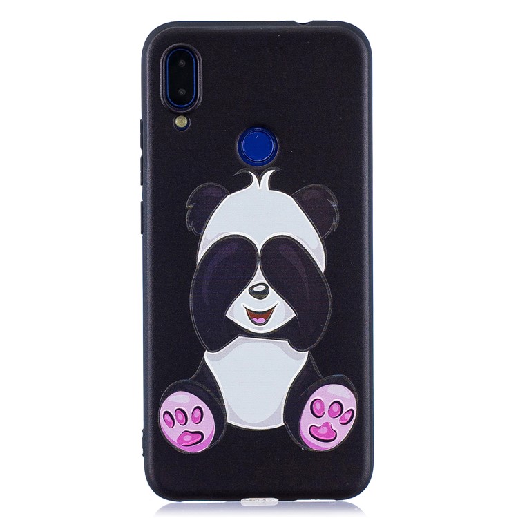 Pattern Printing Embossed TPU Case for Xiaomi Redmi Note 7S / Note 7 / Note 7 Pro (India) - Cute Panda-2