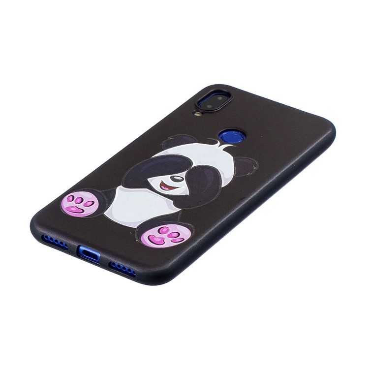 Pattern Printing Embossed TPU Case for Xiaomi Redmi Note 7S / Note 7 / Note 7 Pro (India) - Cute Panda-3