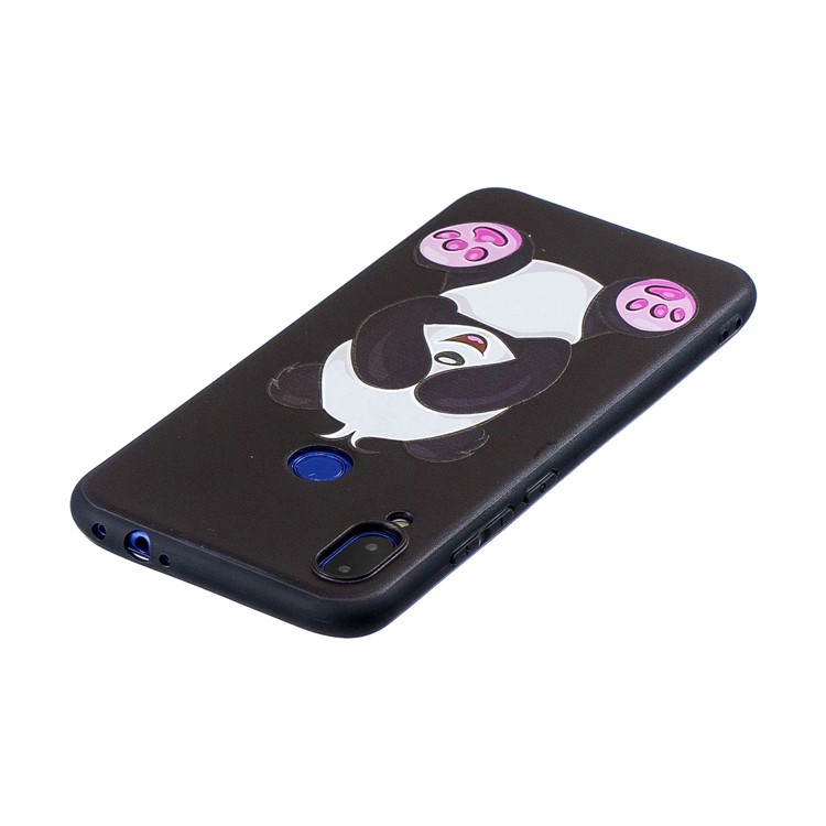 Pattern Printing Embossed TPU Case for Xiaomi Redmi Note 7S / Note 7 / Note 7 Pro (India) - Cute Panda-4