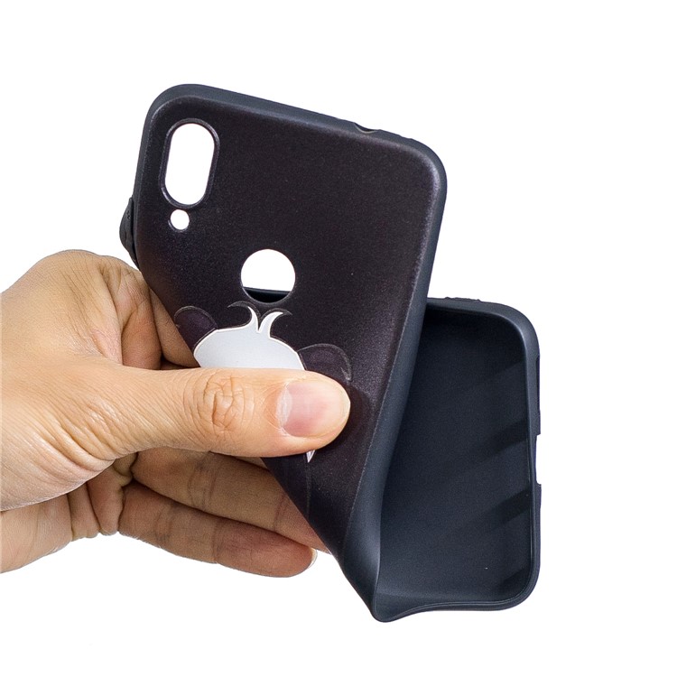Pattern Printing Embossed TPU Case for Xiaomi Redmi Note 7S / Note 7 / Note 7 Pro (India) - Cute Panda-5