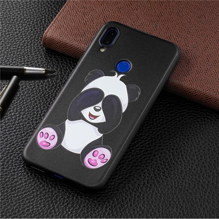 Pattern Printing Embossed TPU Case for Xiaomi Redmi Note 7S / Note 7 / Note 7 Pro (India) - Cute Panda-6