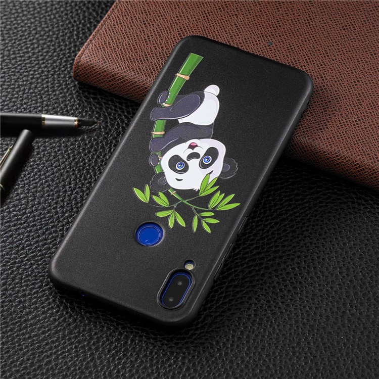 Pattern Printing Embossed TPU Case for Xiaomi Redmi Note 7S / Note 7 / Note 7 Pro (India) - Panda Pattern-3