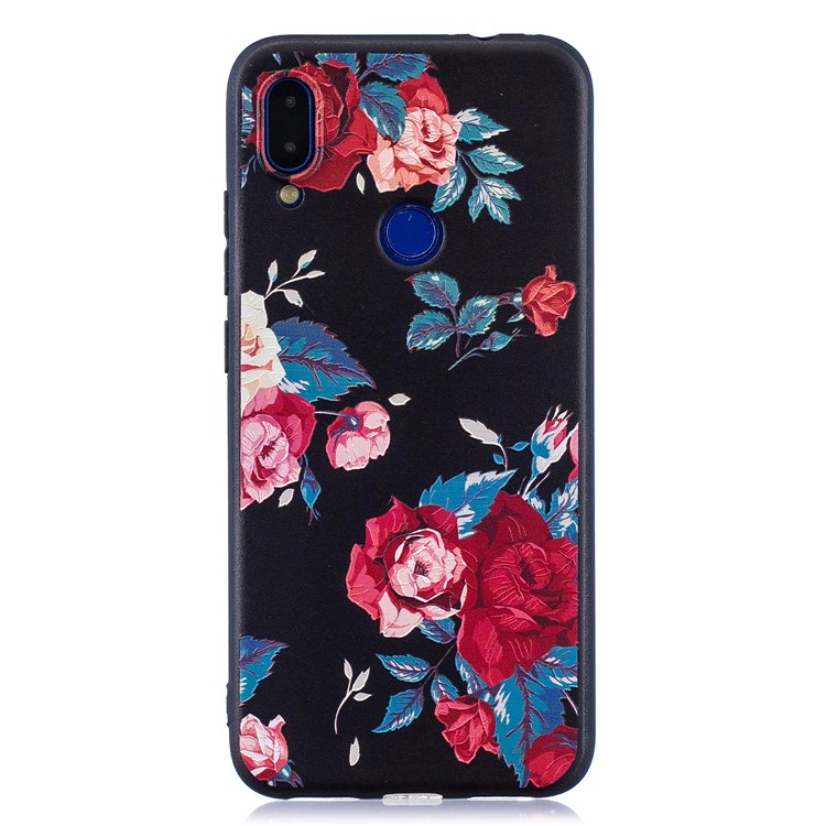 Pattern Printing Embossed TPU Case for Xiaomi Redmi Note 7S / Note 7 / Note 7 Pro (India) - Vivid Flowers-4
