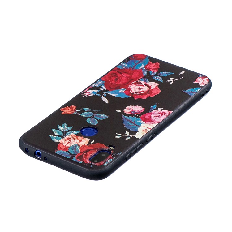 Pattern Printing Embossed TPU Case for Xiaomi Redmi Note 7S / Note 7 / Note 7 Pro (India) - Vivid Flowers-6