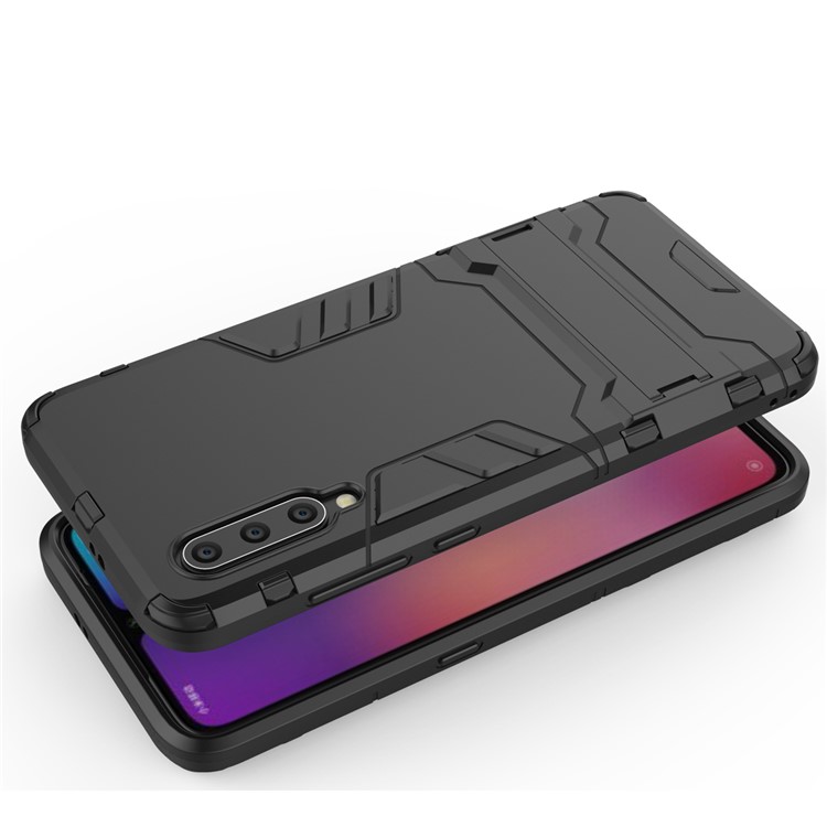Plastic + TPU Hybrid Case with Kickstand for Xiaomi Mi 9 - Black-7