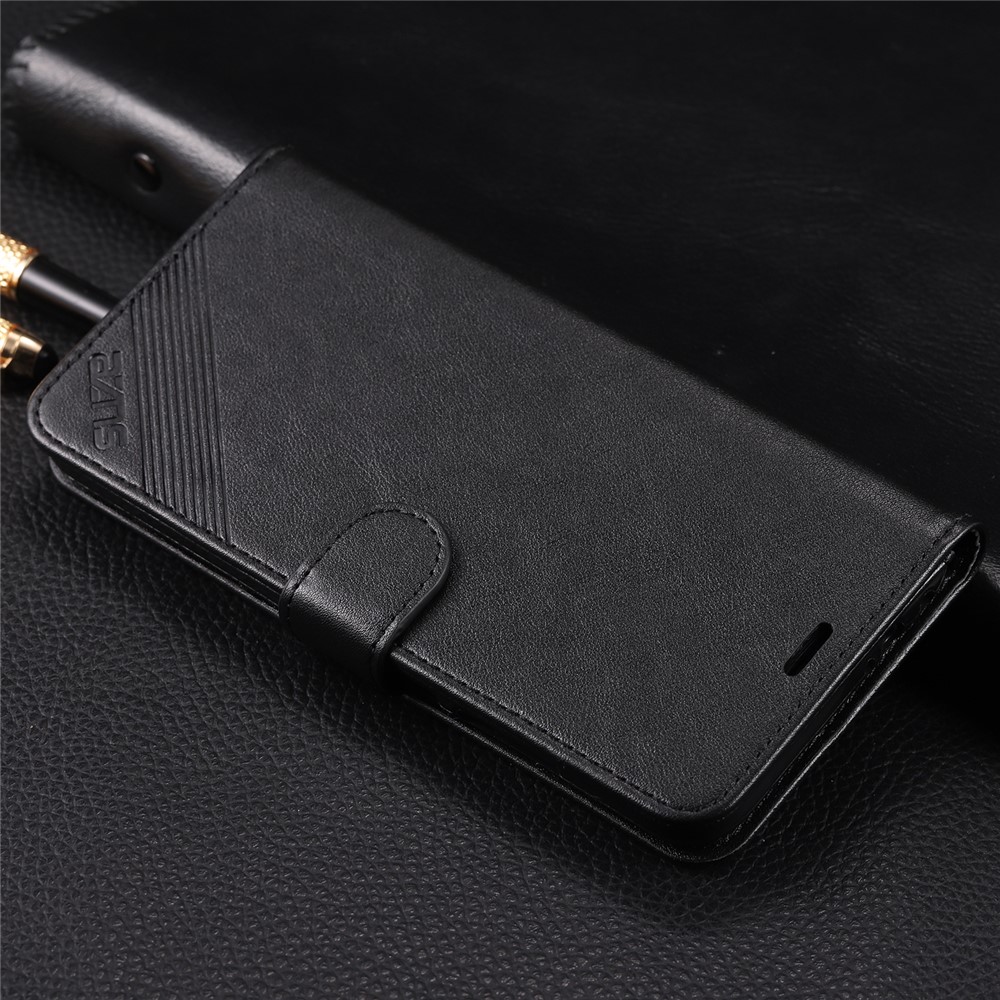 AZNS Leather Wallet Case for Xiaomi Redmi Note 7 / Note 7 Pro (India) - Black-10