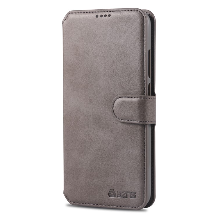 AZNS Leather Stand Case with Card Slots for Xiaomi Redmi Note 7S / Note 7 / Note 7 Pro (India) - Grey-2
