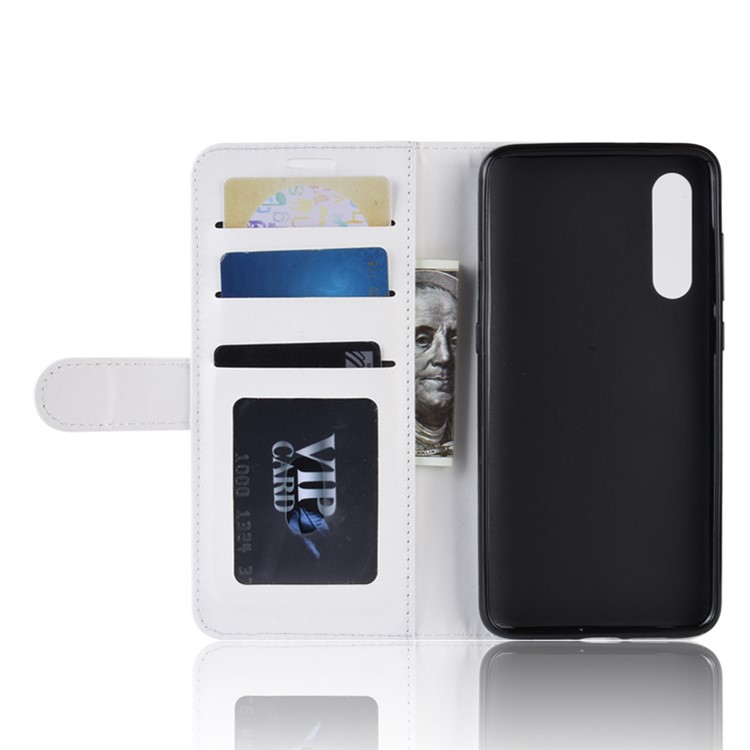 Crazy Horse PU Leather Stand Wallet Flip Case for Xiaomi Mi 9 SE - White-5