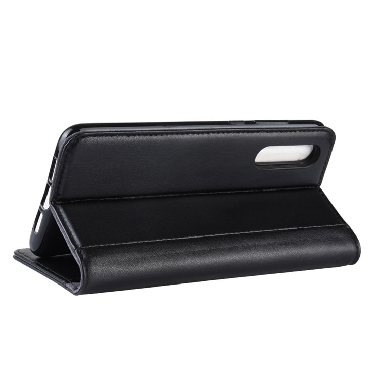 Split Leather Phone Shell with Card Slots for Xiaomi Mi 9 SE - Black-7