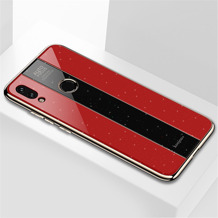 copertura Protettiva Ibrida TPU + PC Ibrida Per Xiaomi Redmi Note 7 / Note 7 Pro (india) - Rosso-1