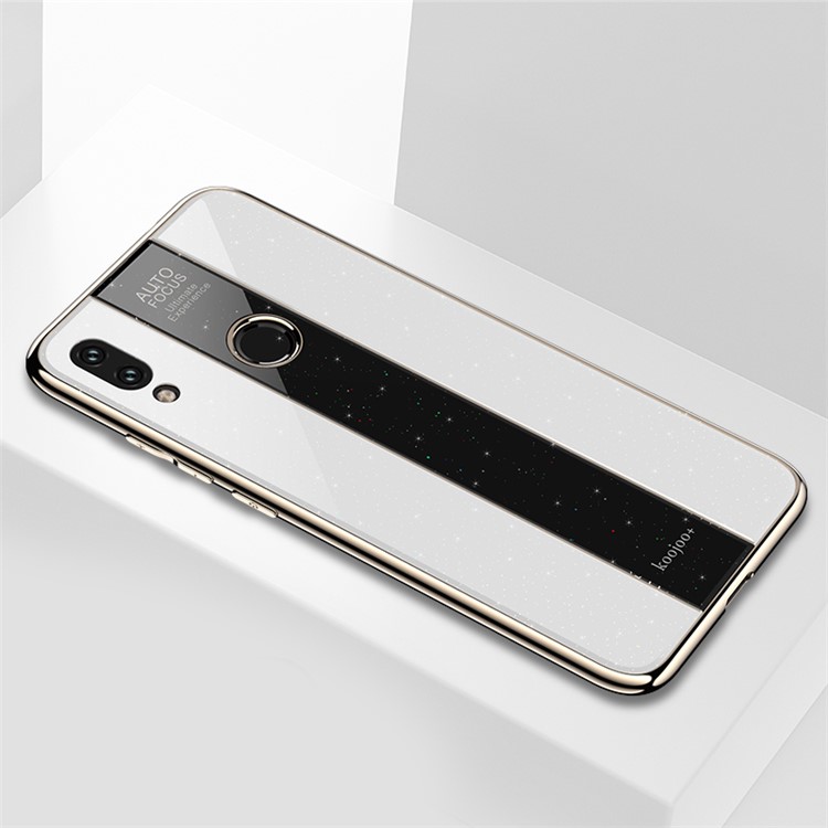 Electroplated TPU + PC Hybrid Protector Cover for Xiaomi Redmi Note 7S / Note 7/Note 7 Pro (India) - White-1