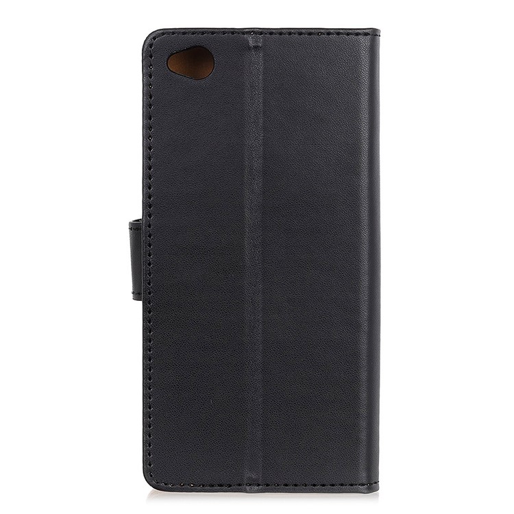 Wallet Stand Leather Protective Shell for Xiaomi Redmi Go - Black-10