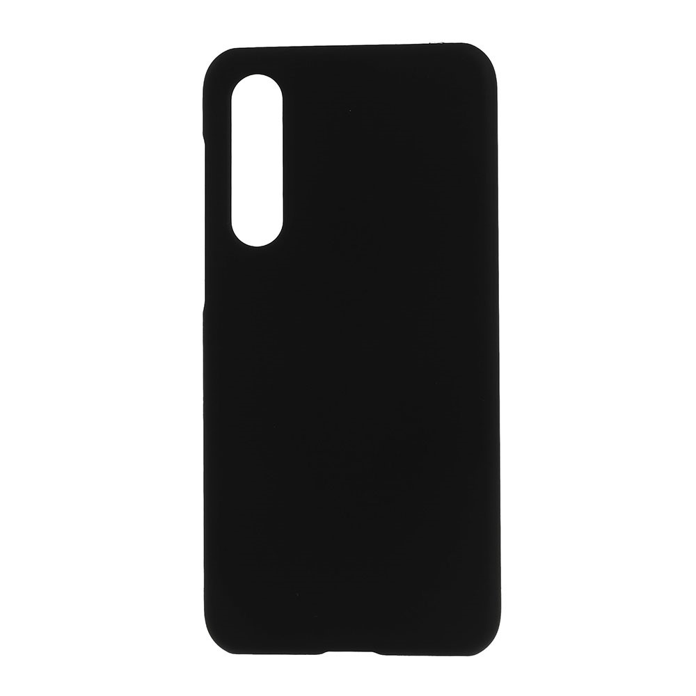 Rubberized Plastic Hard Cell Phone Case for Xiaomi Mi 9 SE - Black-1