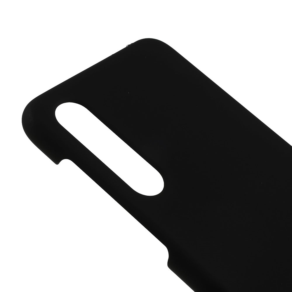 Étui de Téléphone de Téléphone Dur en Plastique Caoutchouté Pour Xiaomi Mi 9 se - le Noir